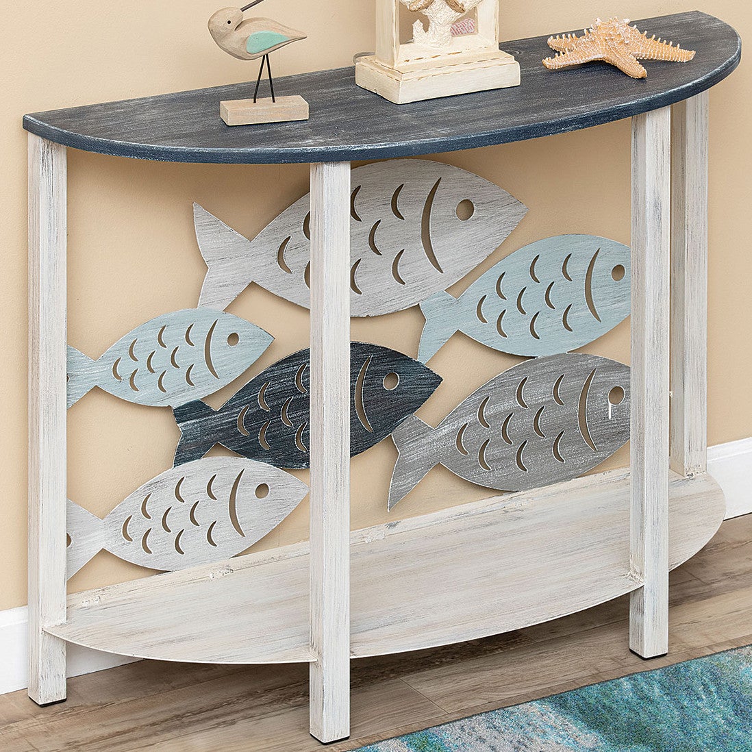 School of Fish Rounded Sofa Table