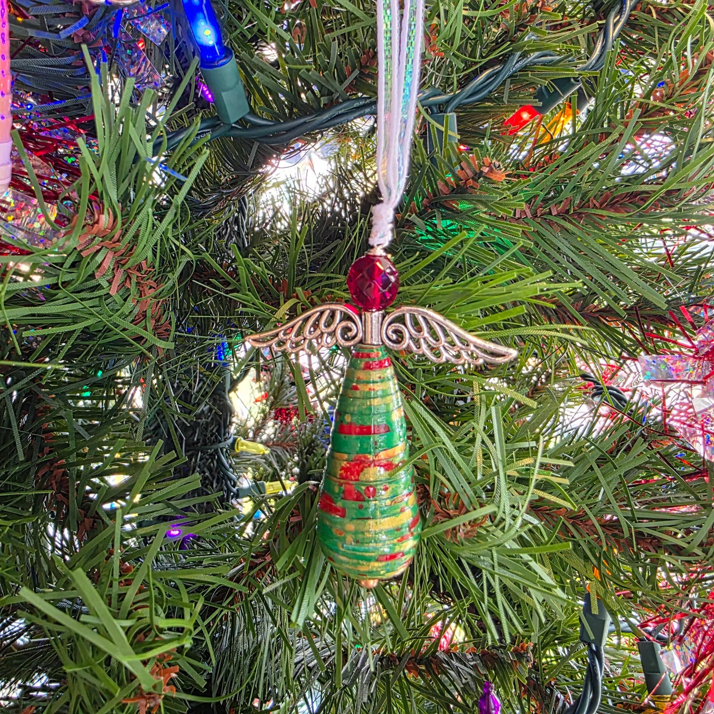 Paper Bead Angel Ornament