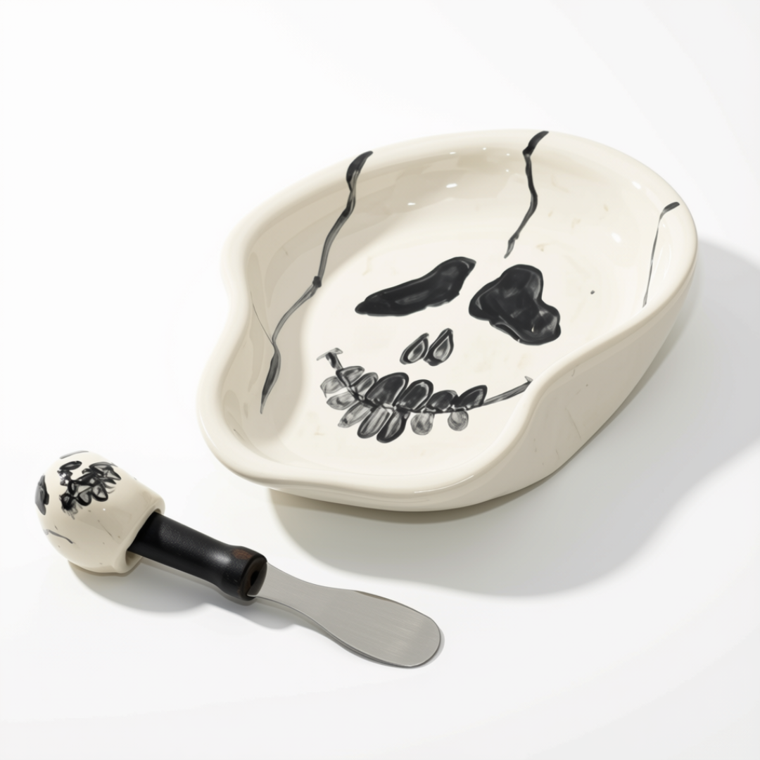 Skull Dish & Spreader