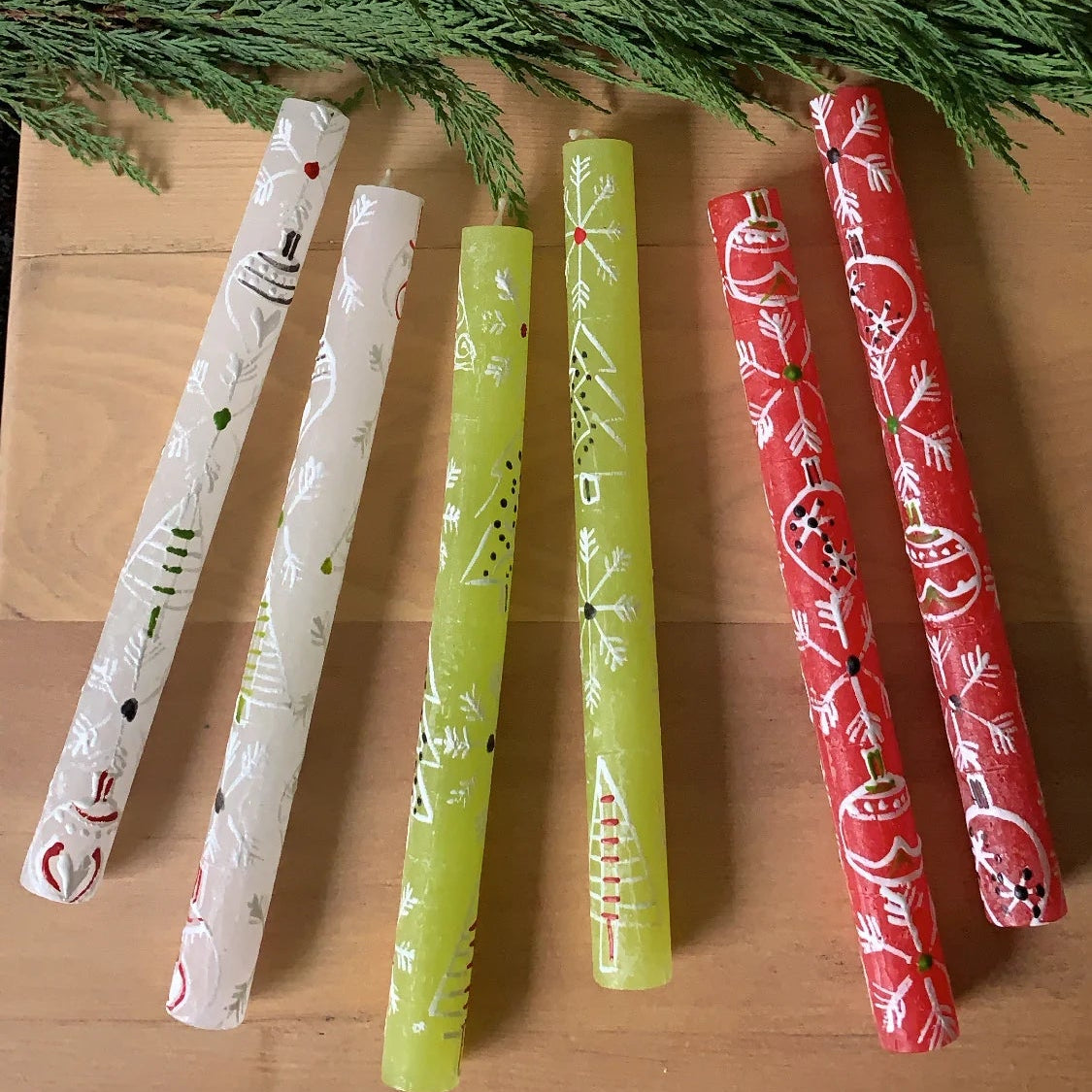 Taper Candles-Whimsy Christmas