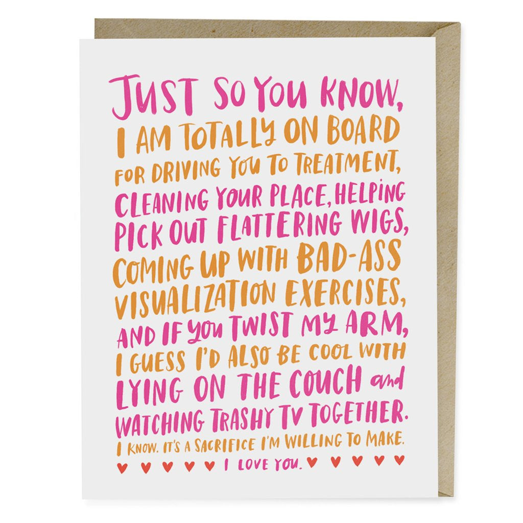 Card-Friendship Through Cancer