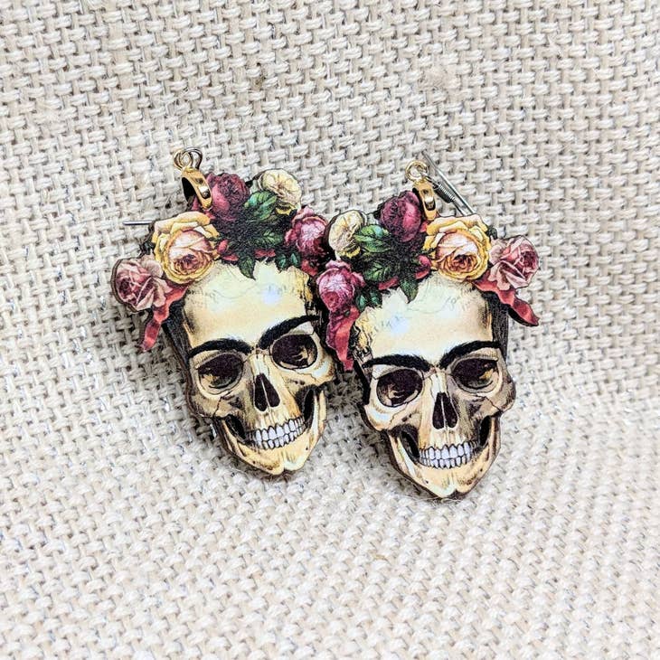 Dias de los Muertos Skull Earrings