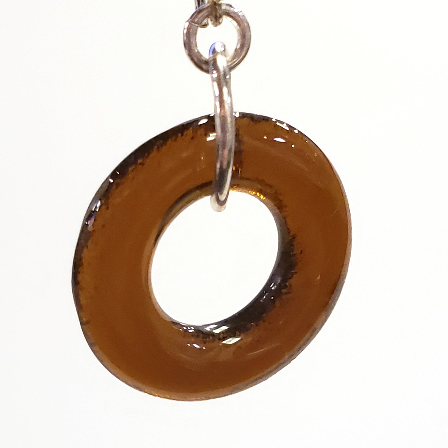 Boomerang Earrings-Amber