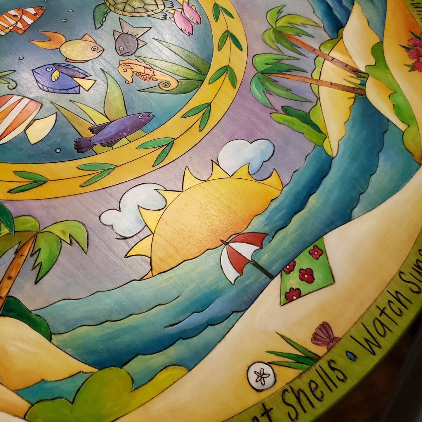 Dining Table-36" Round-Tropical