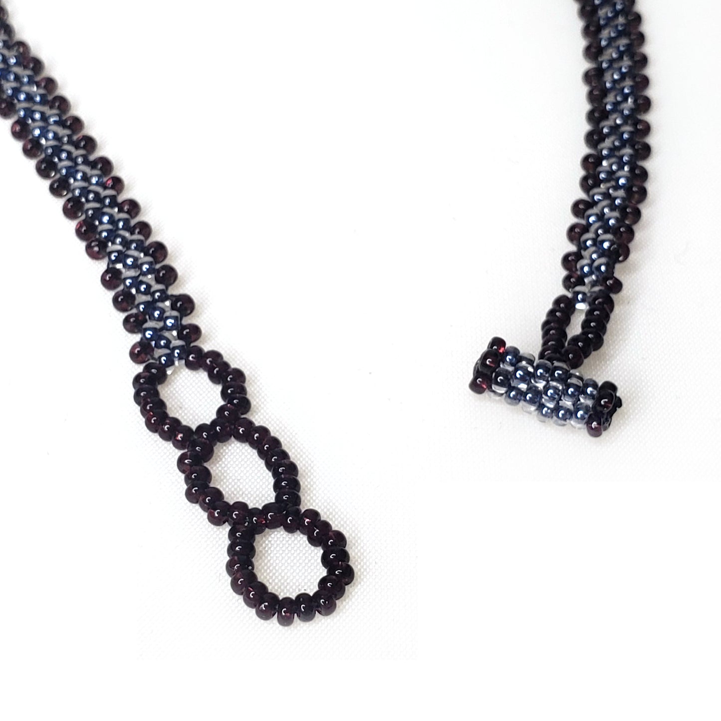 Triangle Fall Bead Necklace