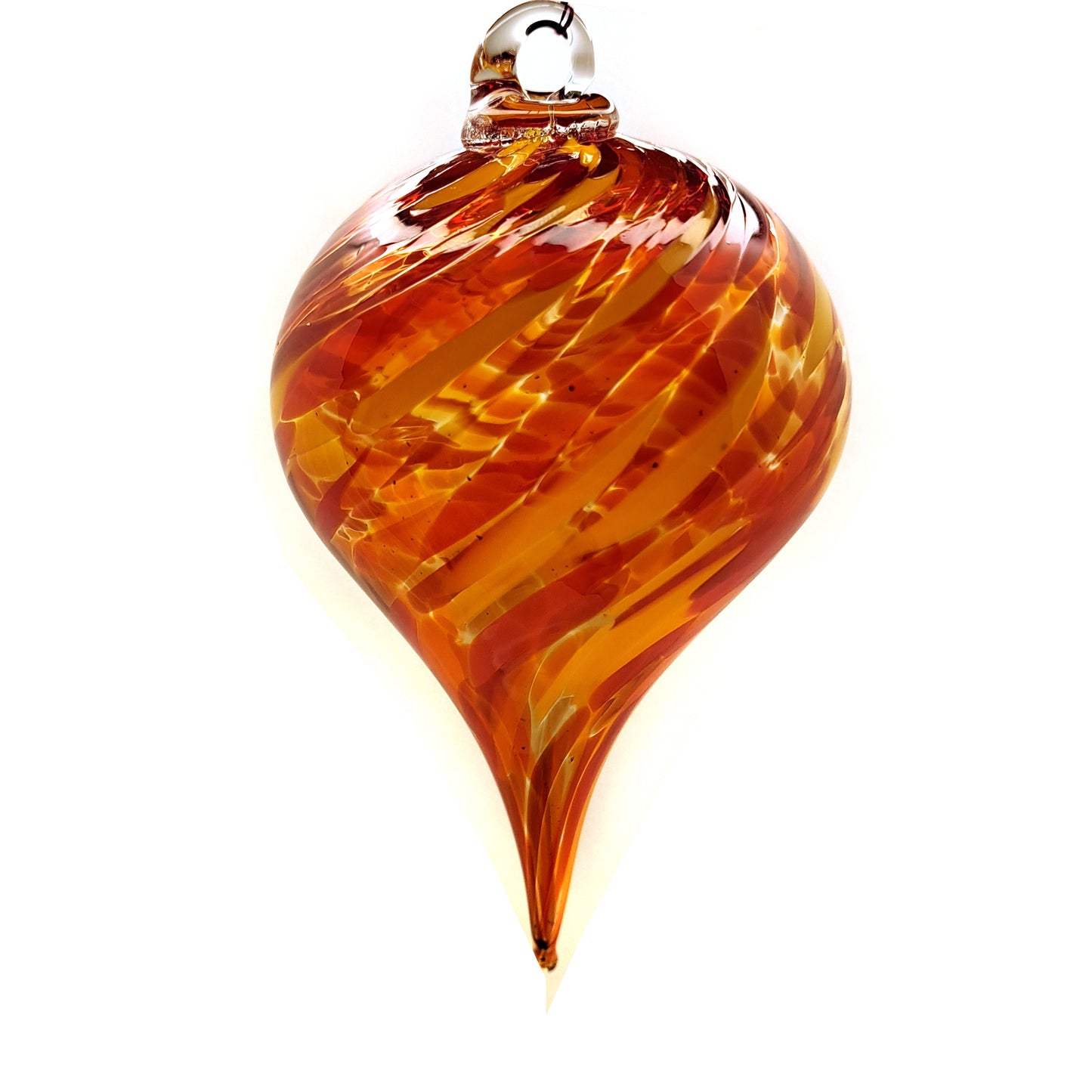 Pointed Blown Glass Ornament