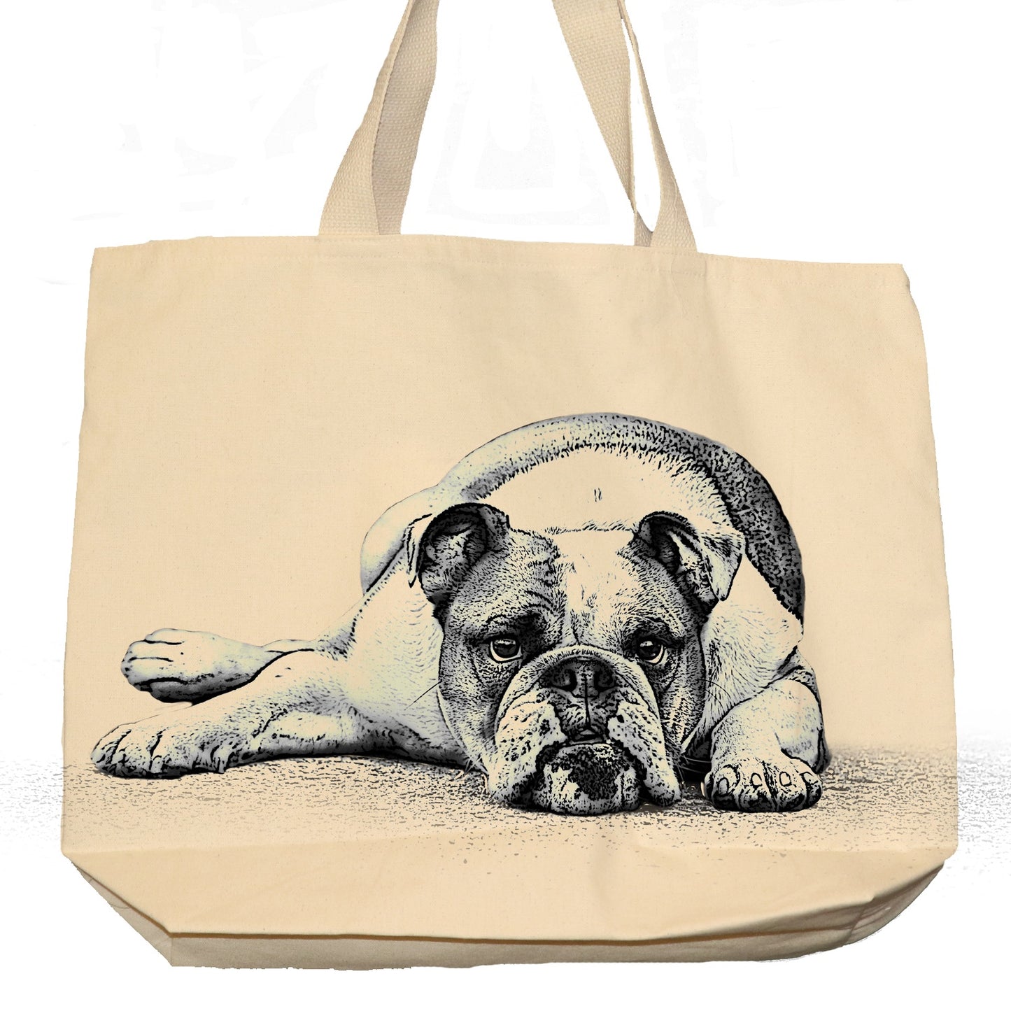 Bulldog Tote Bag