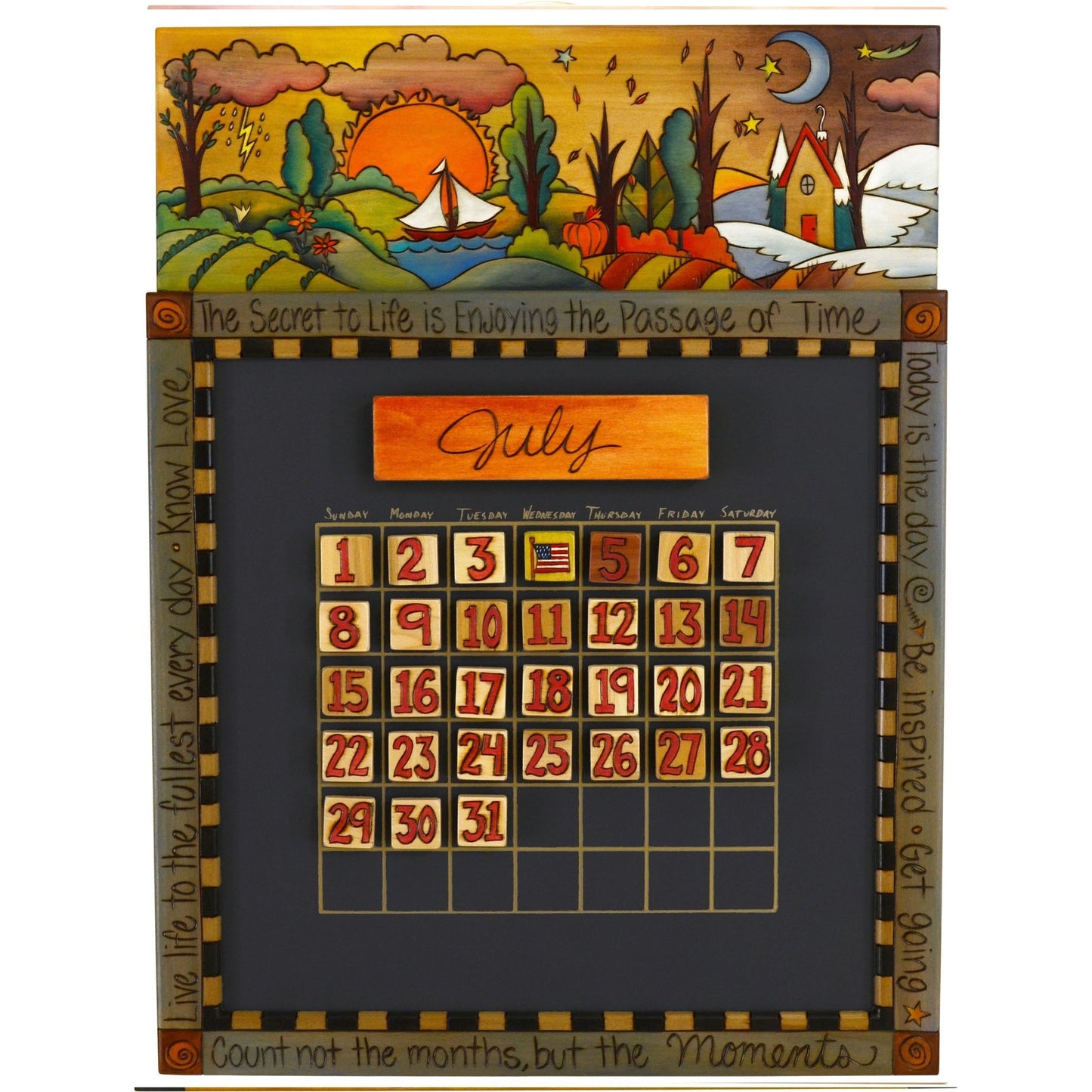 Perpetual Calendar, Small-Sun & Moon