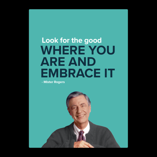 Magnet-Mr Rogers-Look for the Good