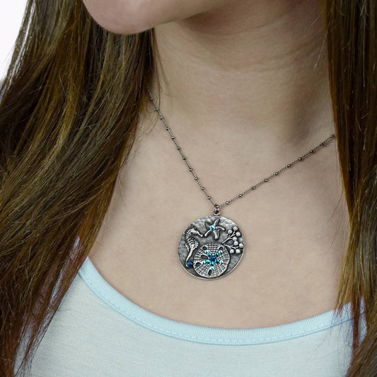 Under the Sea Collage Necklace
