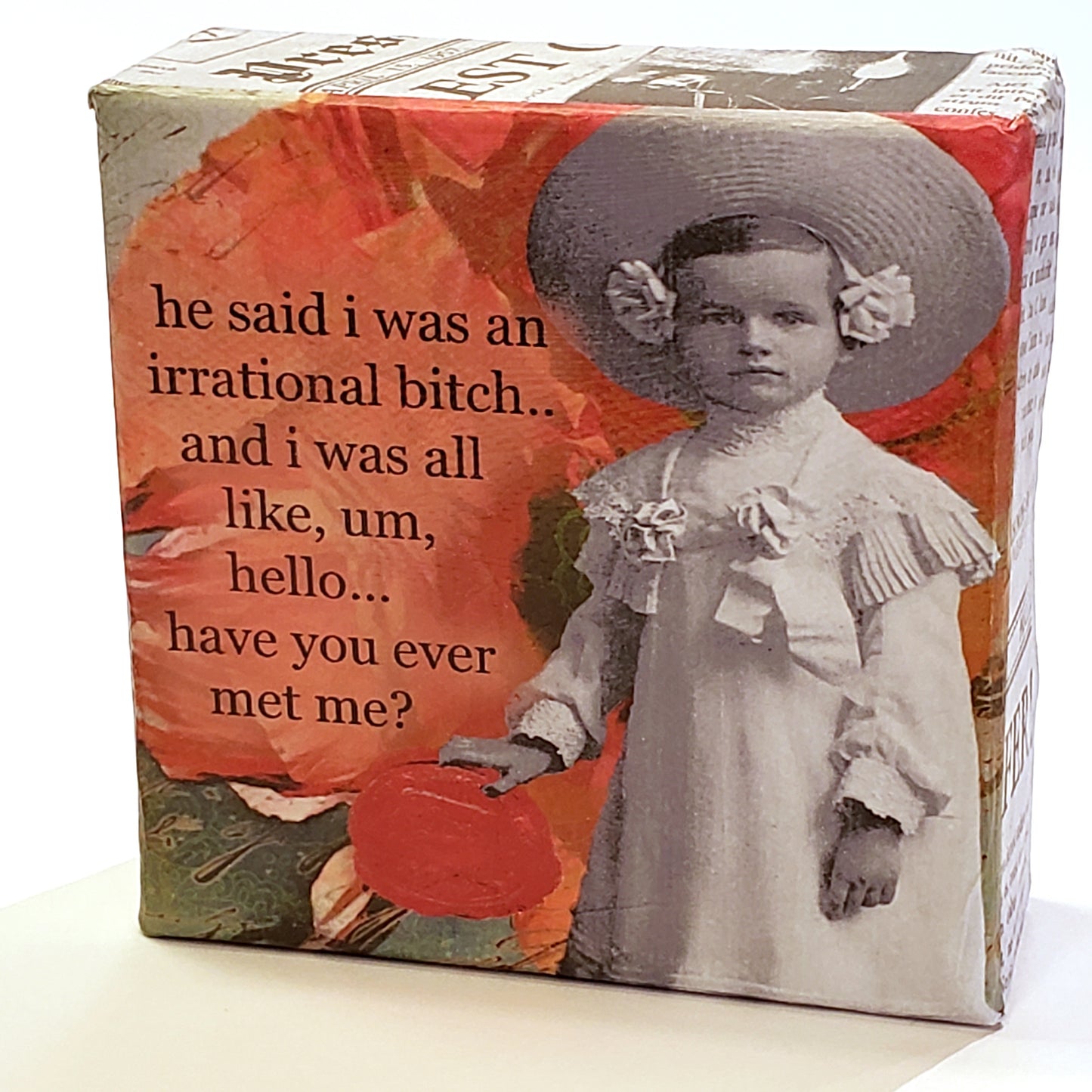 Mini Canvas-Irrational Bitch