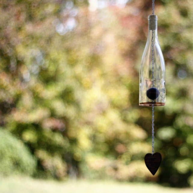 Wine Bottle Wind Chime