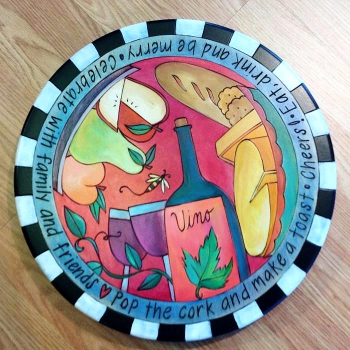 Lazy Susan 16"-Food & Wine