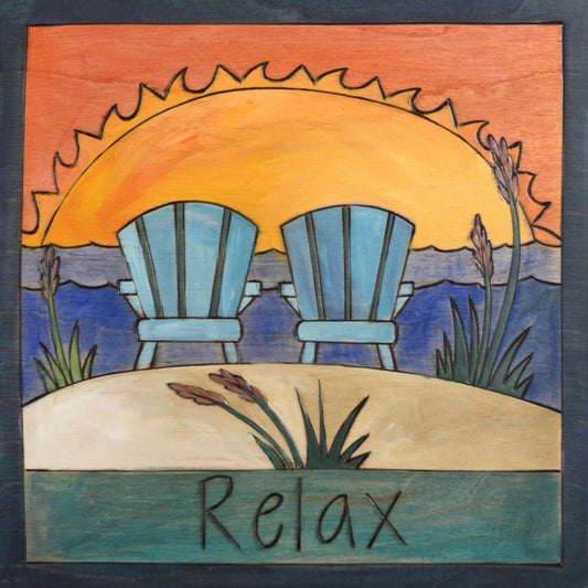 Relax Plaque-9"x9"