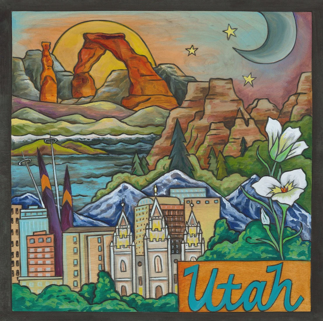 Utah Plaque-Beehive State