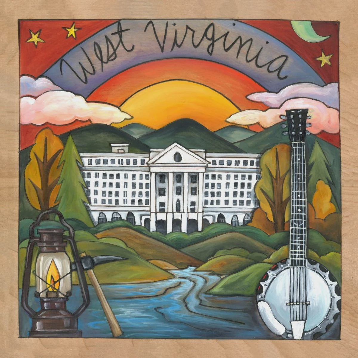 West Virginia Plaque-Almost Heaven