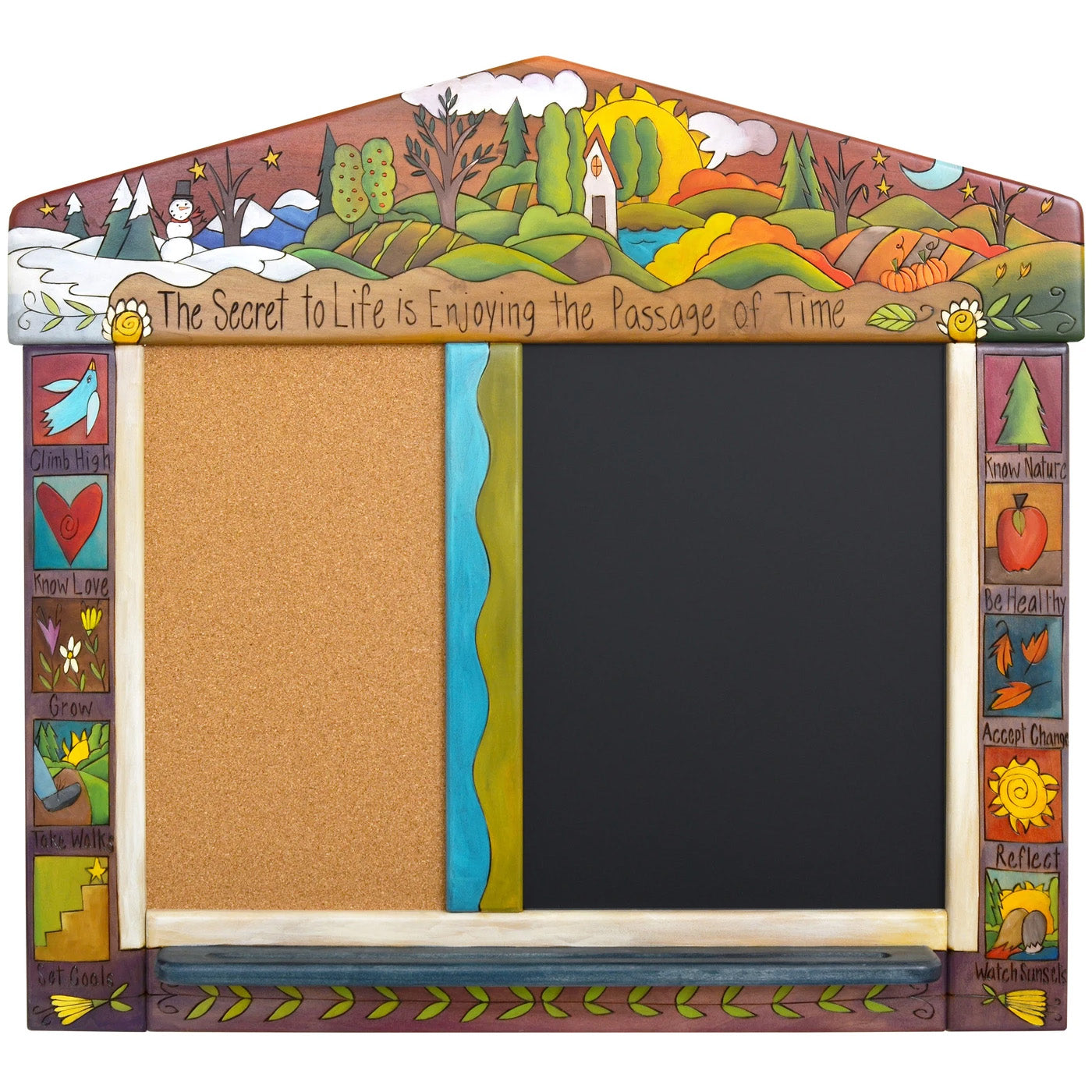 Sticks Activity Board | Secret to Life | Chalkboard Corkboard Bulletin Board