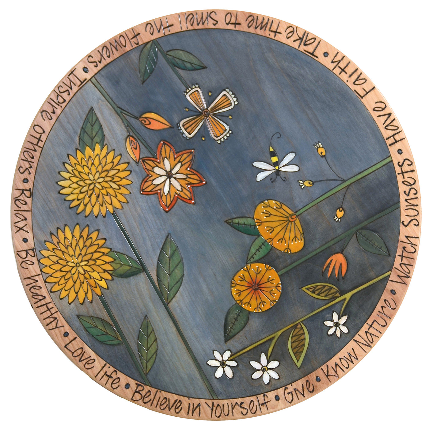 Lazy Susan 20"-Calming Floral