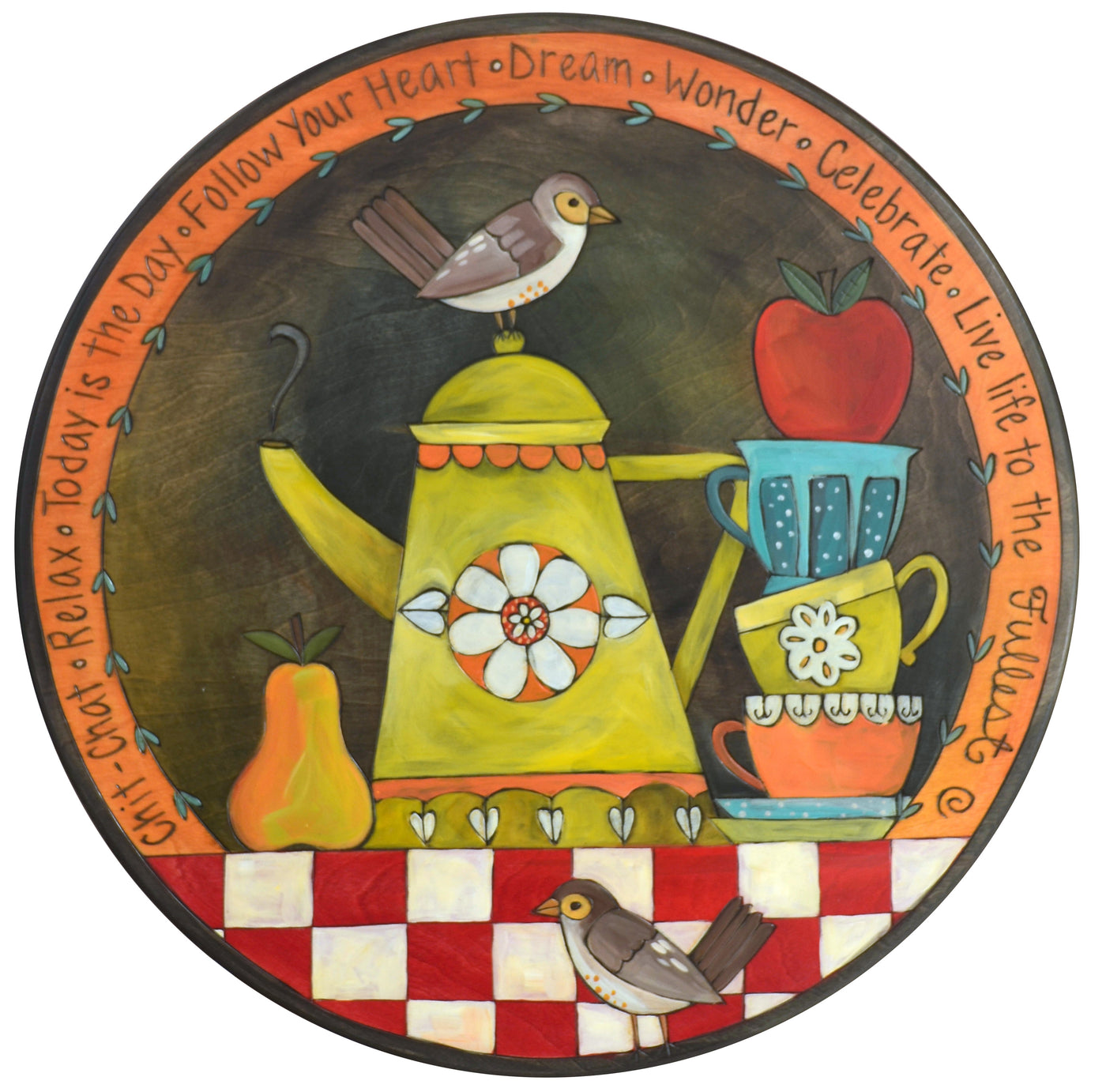 Lazy Susan 20"-Tea Party