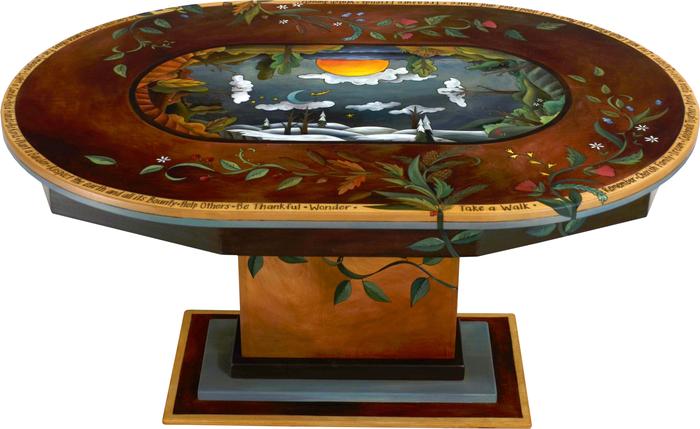 Oval Dining Table-Four Seasons