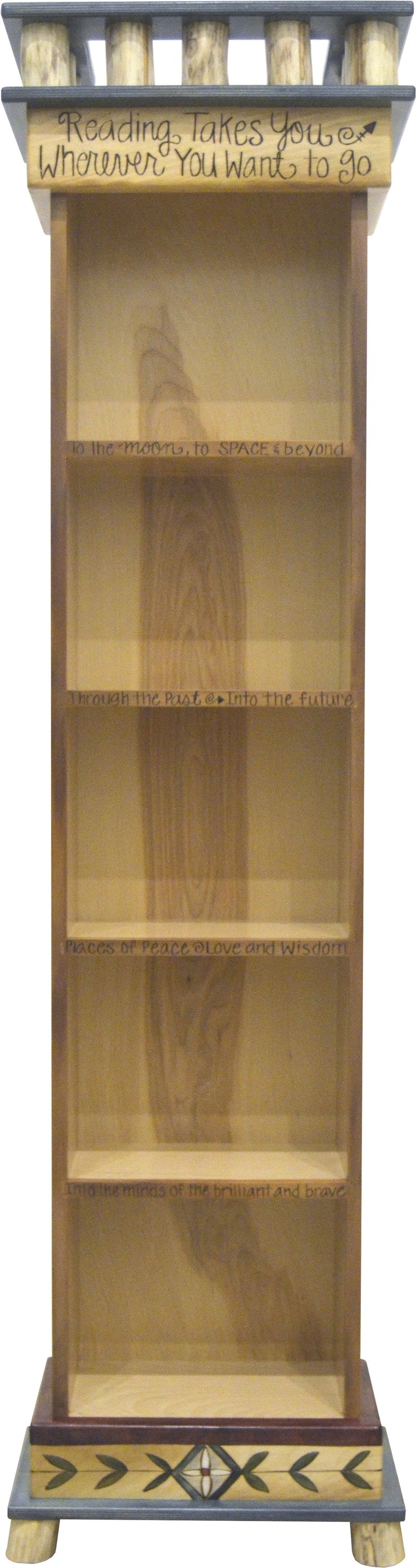 `Bookcase, Narrow-Reading Takes You