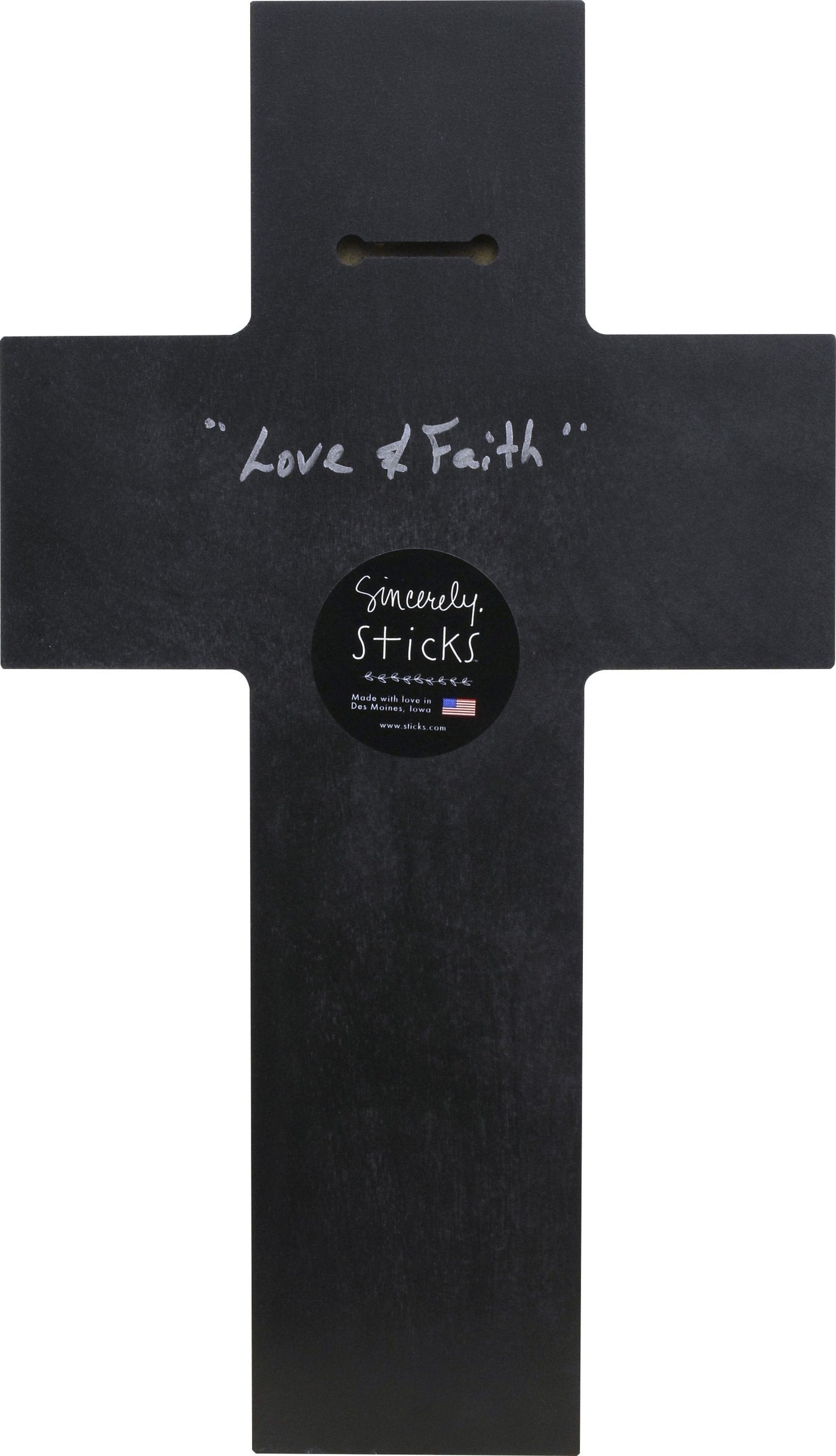Cross Plaque-Love & Faith