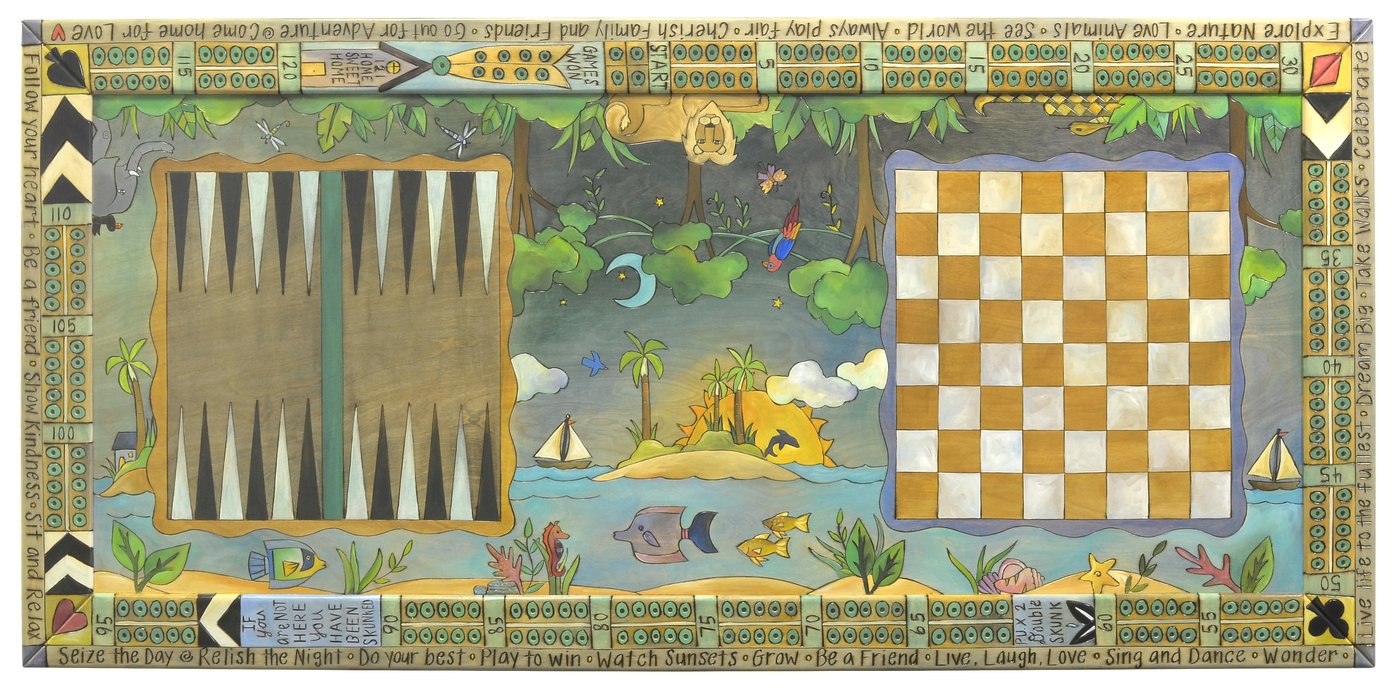 Game Coffee Table-Jungle vs. Ocean