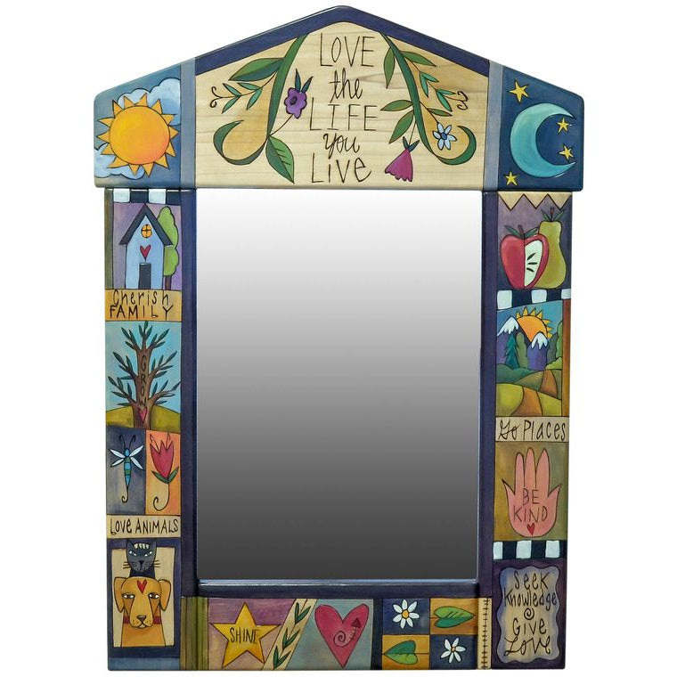 Medium Mirror-Love the Life You Live