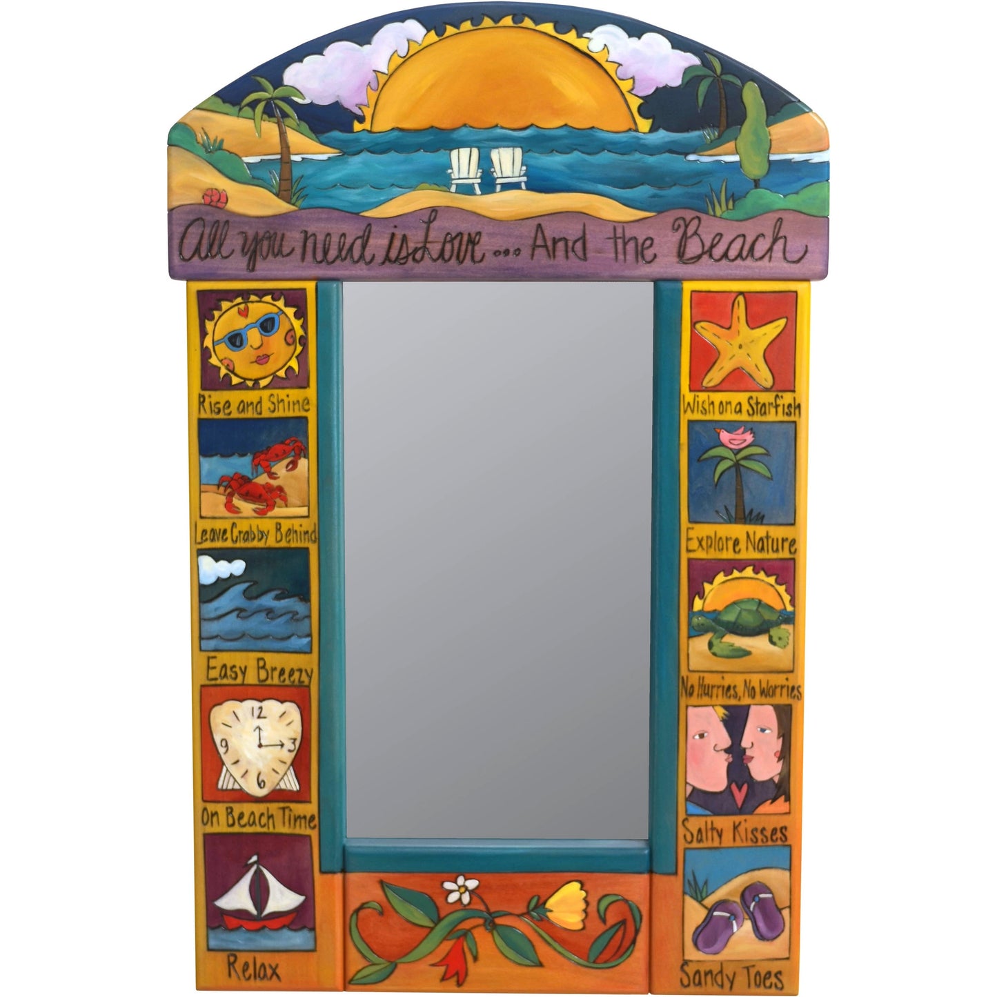 Small Mirror-And the Beach