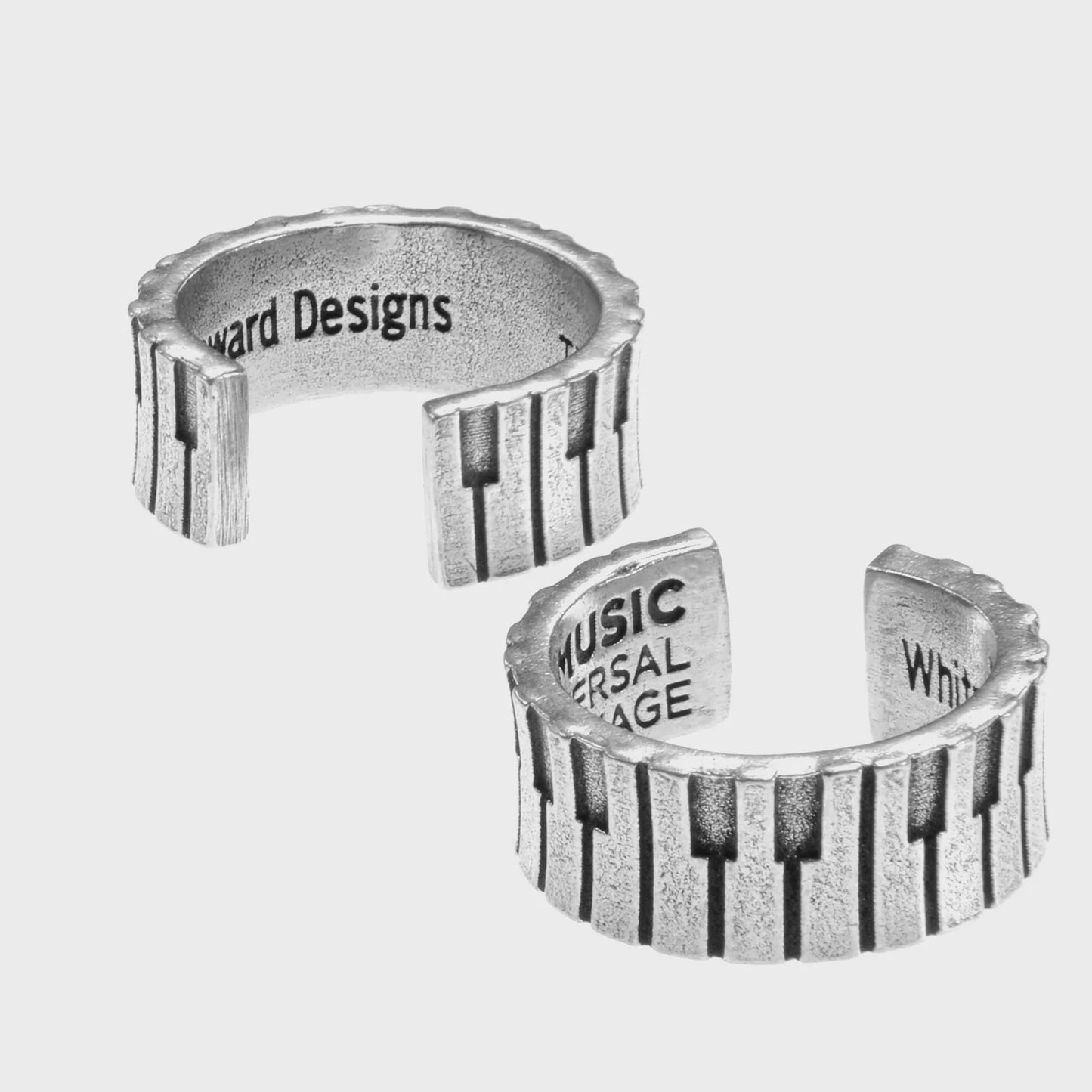 Piano Keys Adjustable Ring