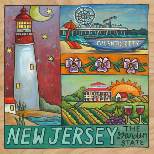 New Jersey Plaque-Liberty & Prosperity