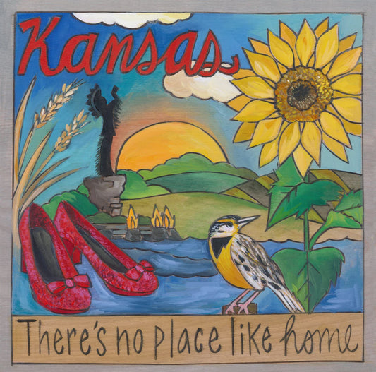Kansas Plaque-No Place Like Home