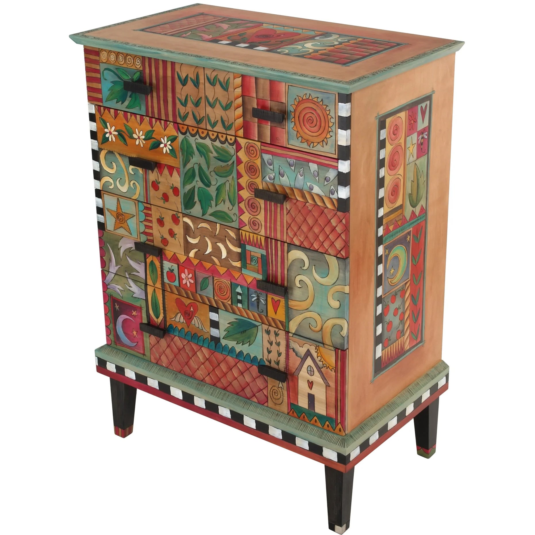 Tall Dresser-Patchwork Patterns Tall Dresser-Patchwork Patterns