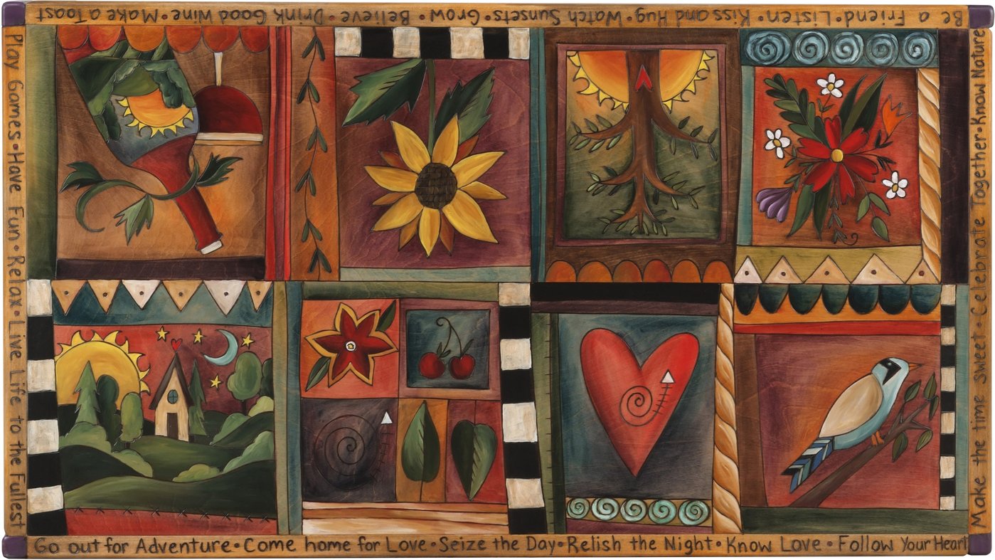 Rectangular Coffee Table-Patchwork