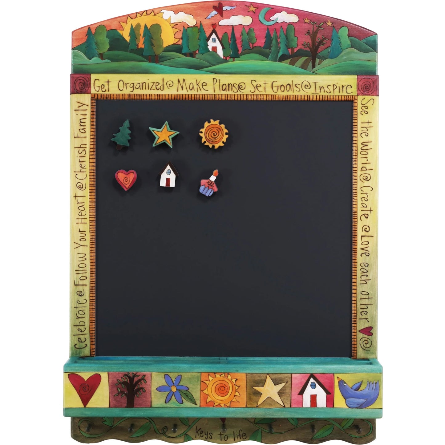 Chalkboard Info Center-Get Organized