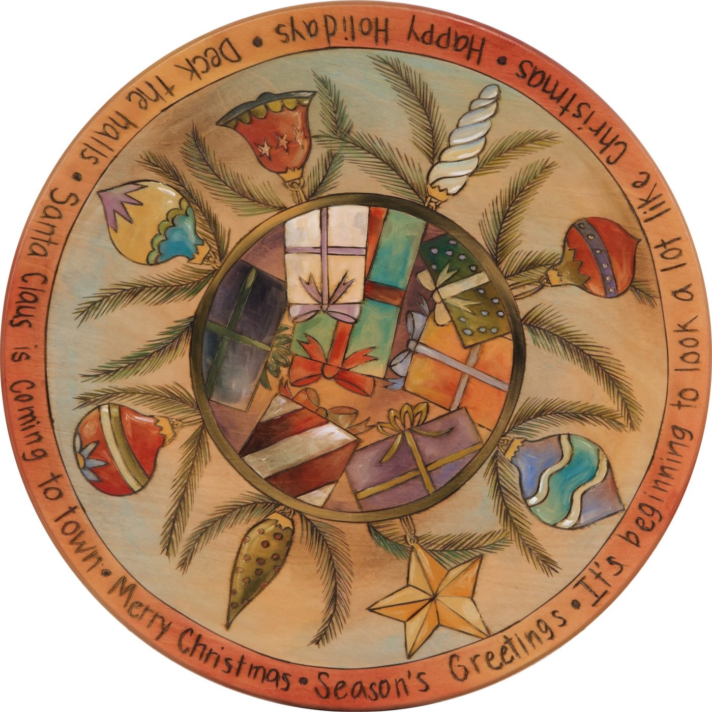 Lazy Susan 20"-Christmas Ornaments