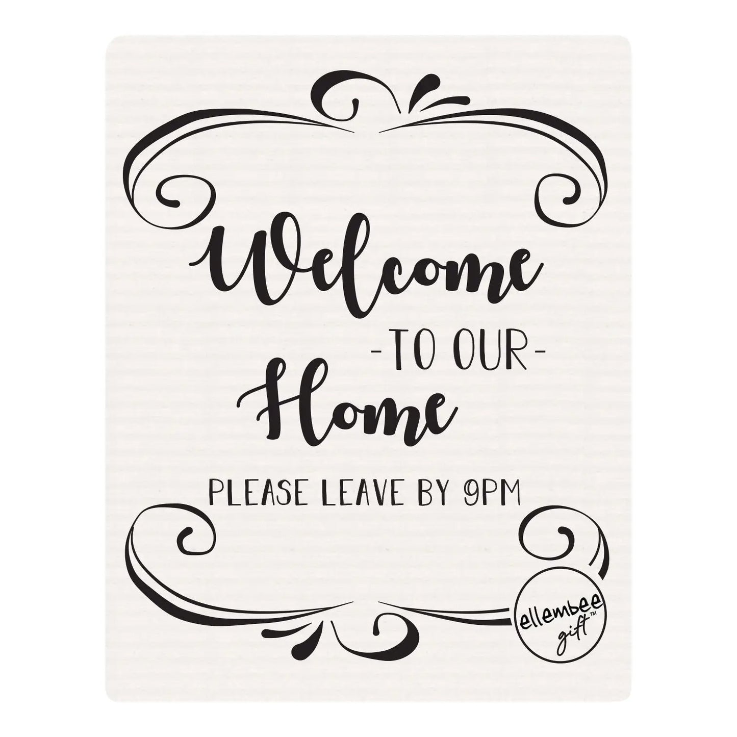 Swedish Dishcloth-Welcome