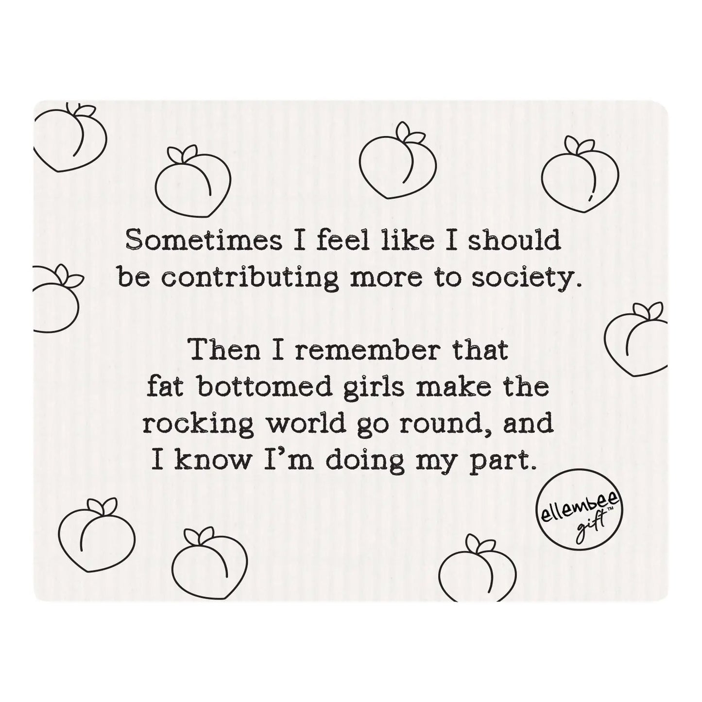 Swedish Dishcloth-Fat Bottomed Girls