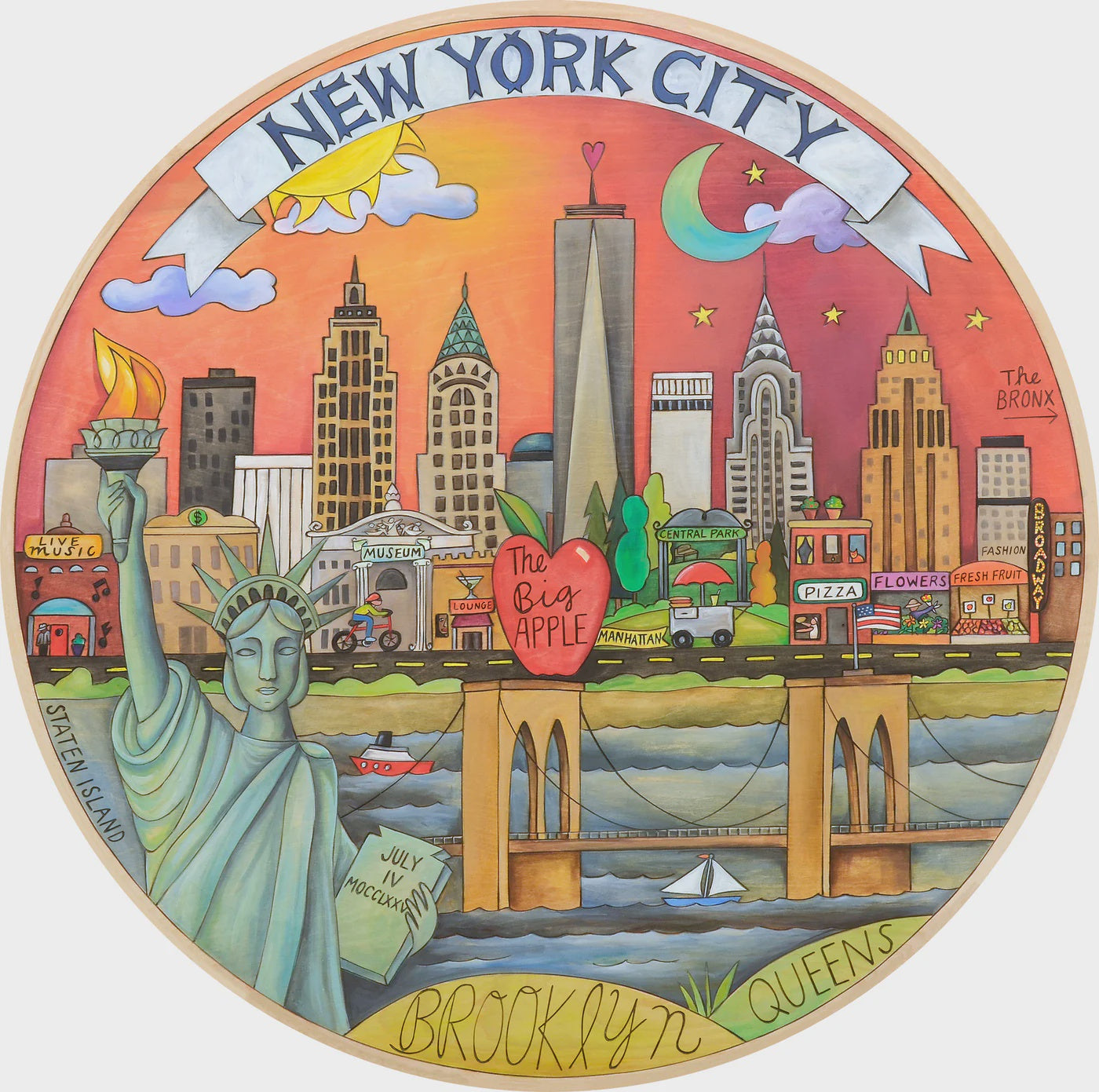 Lazy Susan-New York City (Printed)