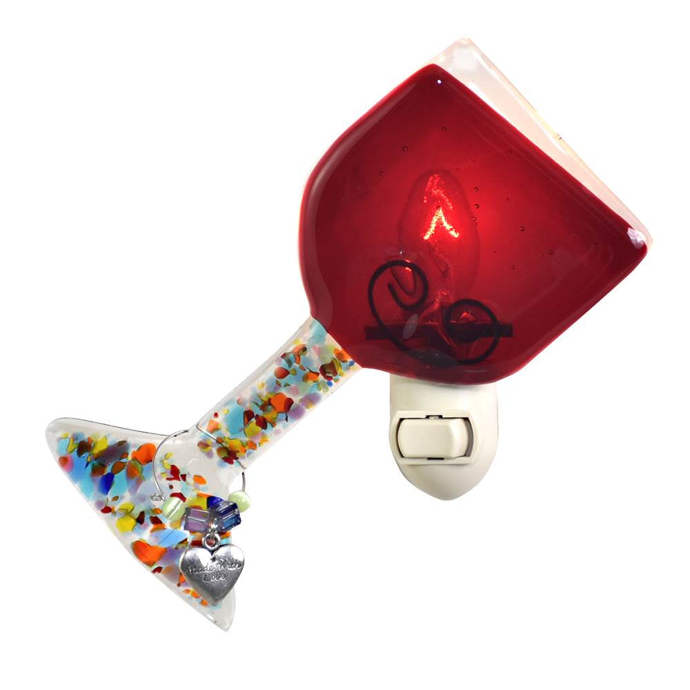 Glass Nightlight-Wine Glass