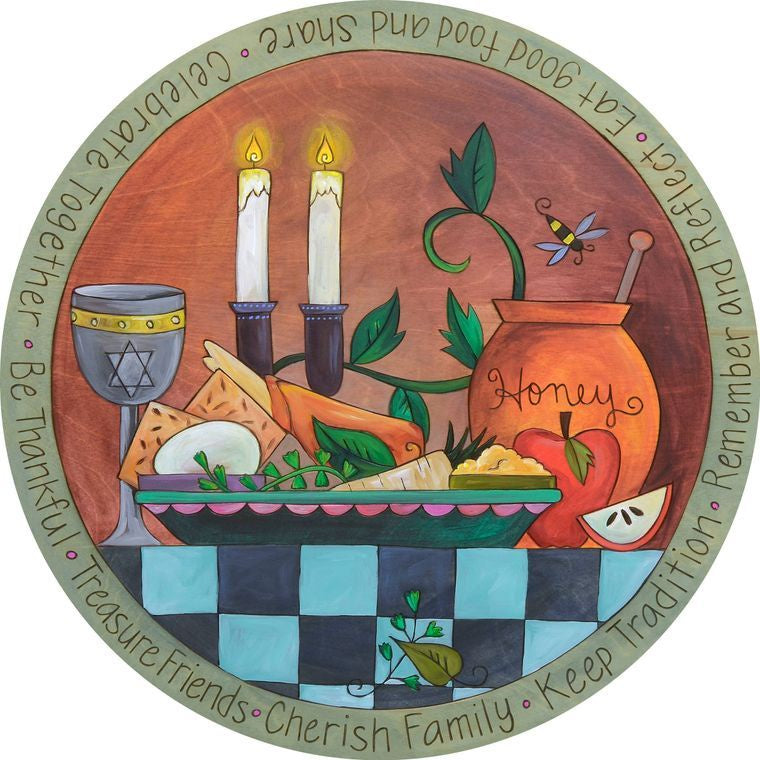 Lazy Susan-A Blessed Time (Printed)