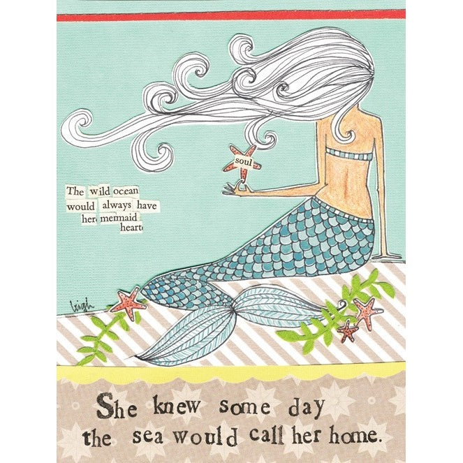 Magnet-Mermaid Heart