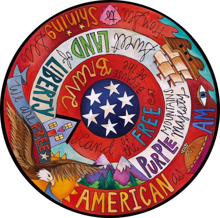 Lazy Susan-Americanarama (Printed)