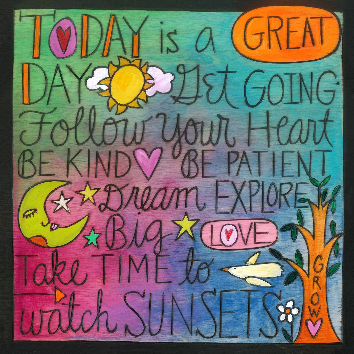 Life Tips Plaque-9"x9"