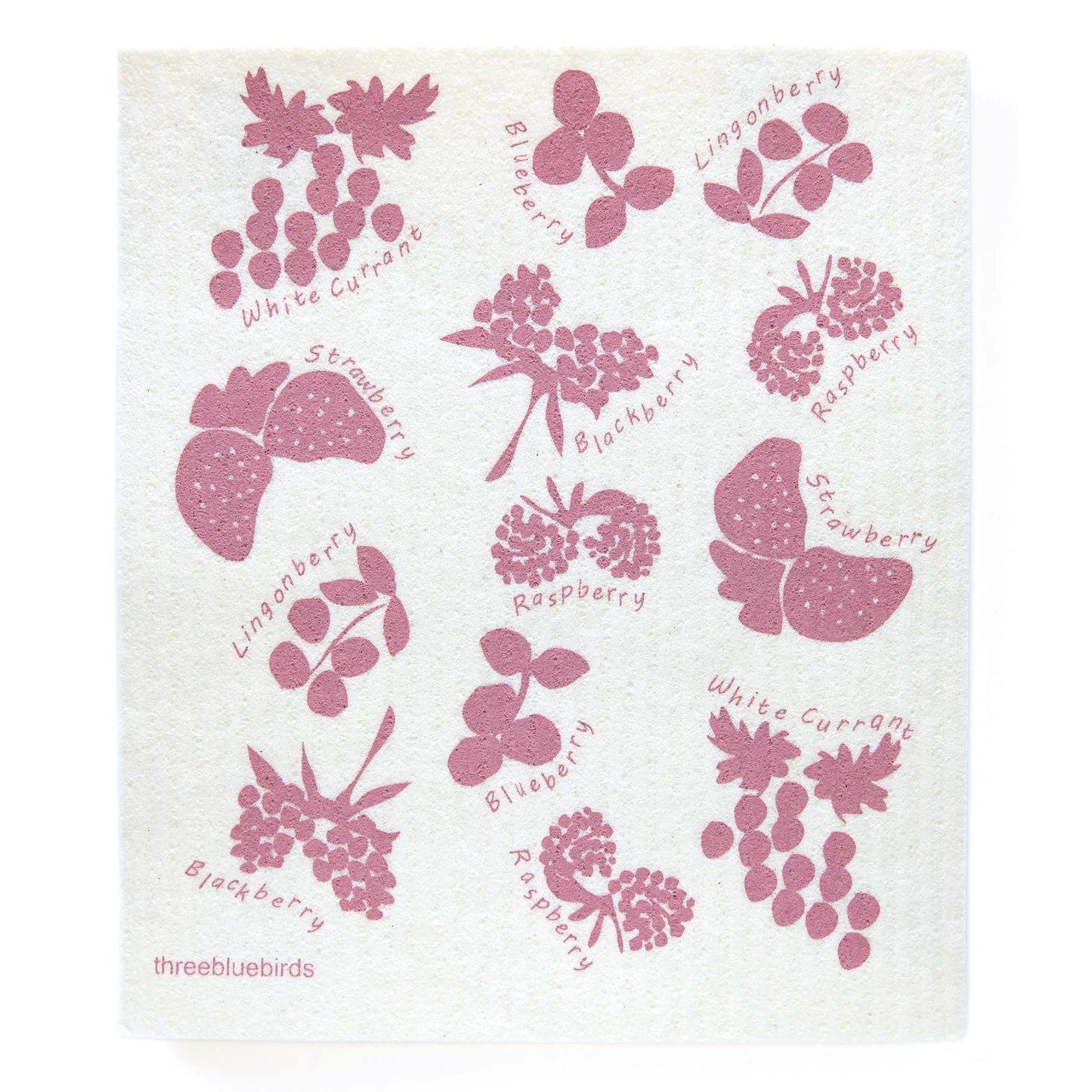 Swedish Dishcloth-Berries