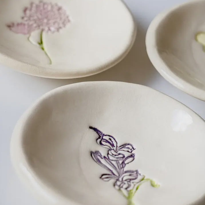 Birthflower Ring Dish