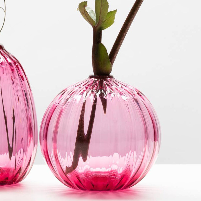 Little Buddies Glass Vases-Ruby