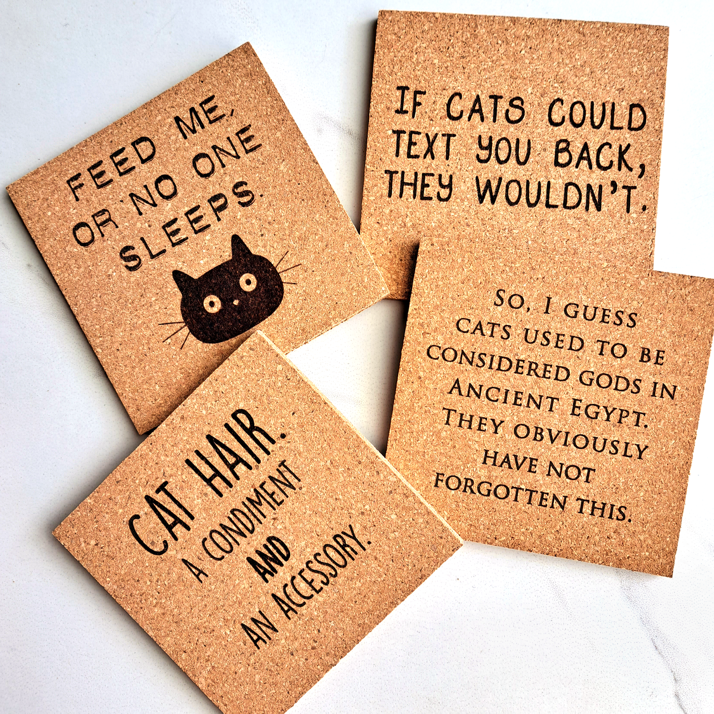 Cat Lovers Coaster Set