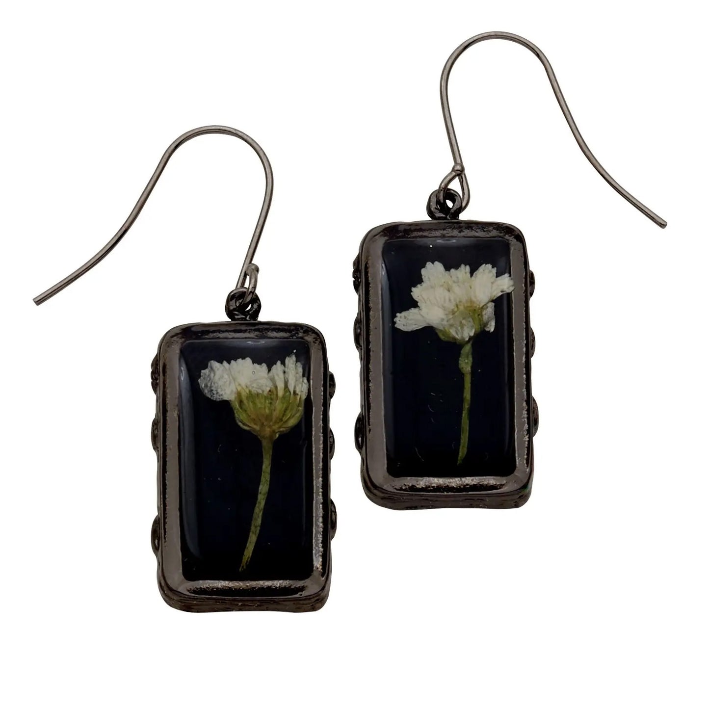 Achillea Flower Resin Earrings | Shari Dixon