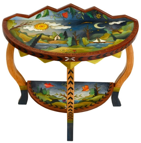 Half Round Table-Landscape